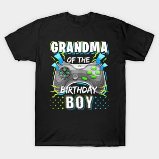 Grandma Of The Birthday Boy Matching Video Game Birthday T-Shirt